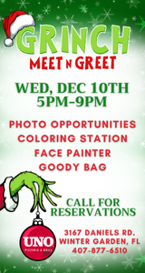 Head over to UNO Pizzeria in Winter Garden for Meet Your Favorite Character!